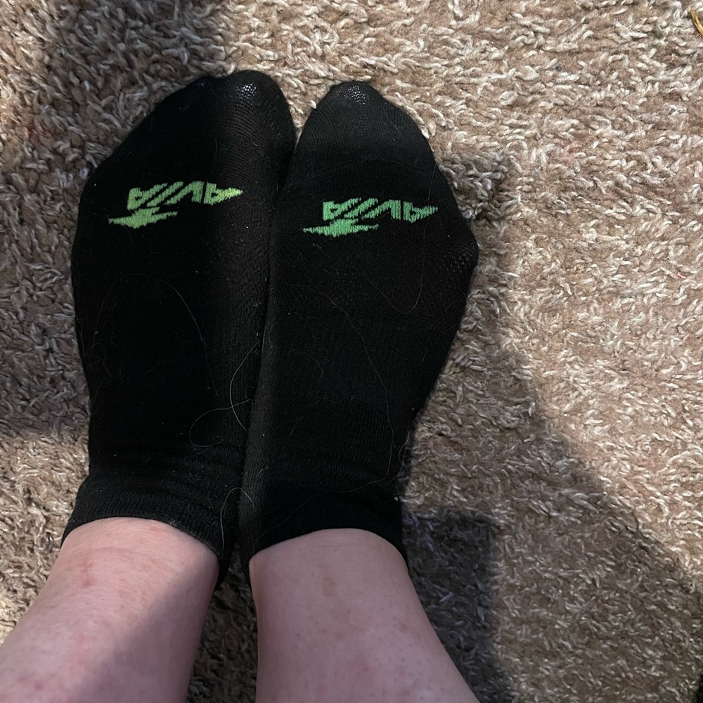 Size 6 1/2 used socks worn by nurse